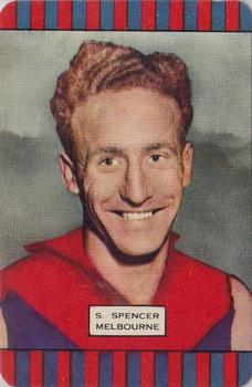 1954 Coles Victorian Footballers Series 1 #NNO Stuart Spencer Front
